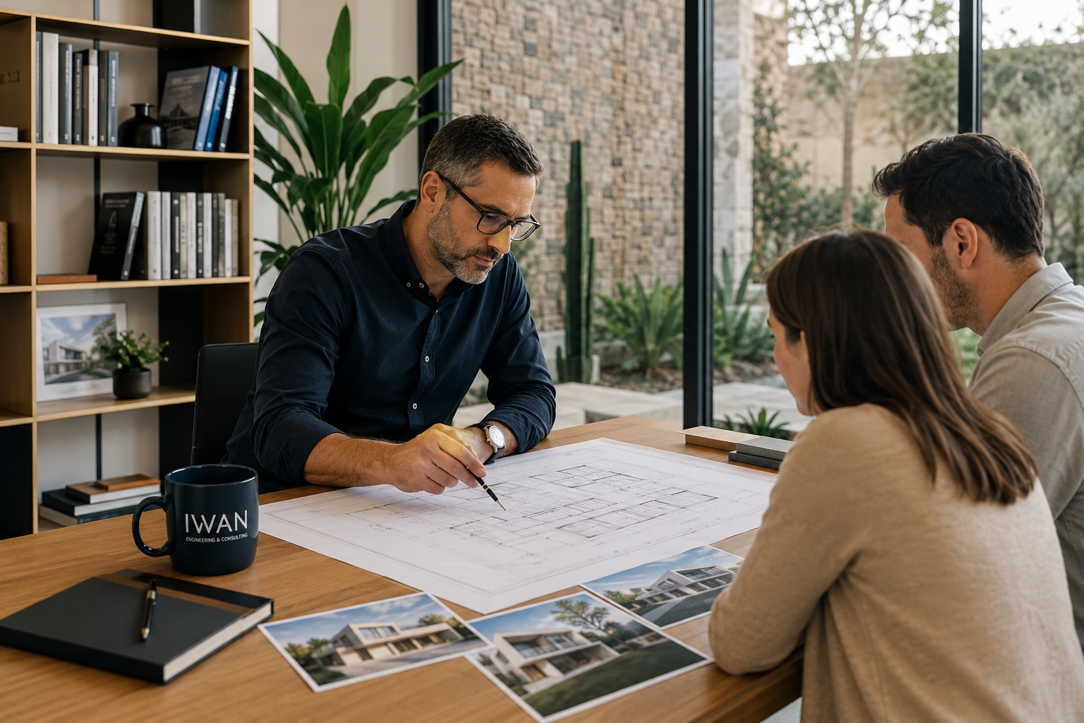Architecte à Oran pour la conception et le suivi d'un projet de villa - IWAN Engineering & Consulting